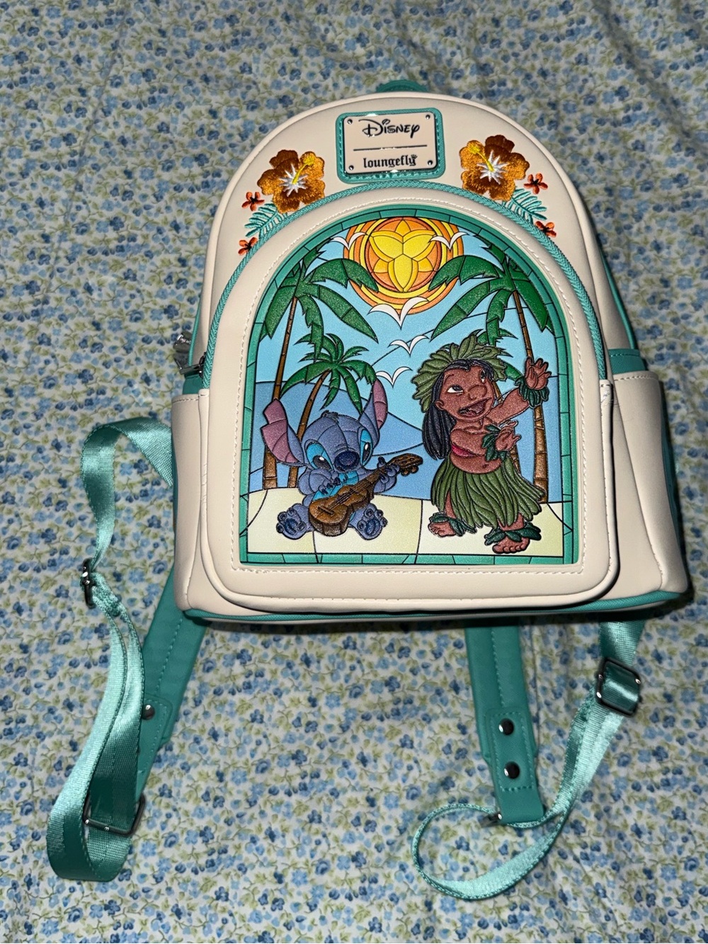 Disney Loungefly Lilo & Stitch Pastel Mini Backpack New with no tags never used